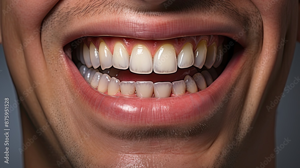 Naklejka premium smile Human Face