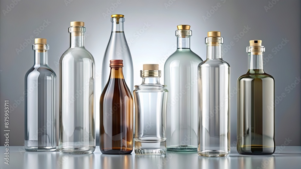 Studio-inspired mock-up glass bottles for branding and packaging design , studio, inspired, mock-up, glass bottles Studio-inspired mock-up glass bottles for branding and packaging design , studio, inspired, mock-up, glass bottles