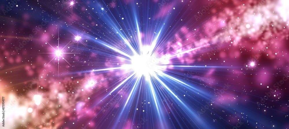 Conceptual depiction of the divine light radiating from the Logos of God at the beginning of heaven. This image embodies the themes of Holy Scriptures, divine revelations, and spiritual enlightenment Conceptual depiction of the divine light radiating from the Logos of God at the beginning of heaven. This image embodies the themes of Holy Scriptures, divine revelations, and spiritual enlightenment