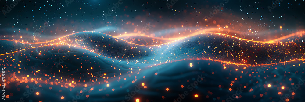 Obraz premium Cosmic Insights: Big Data Universe