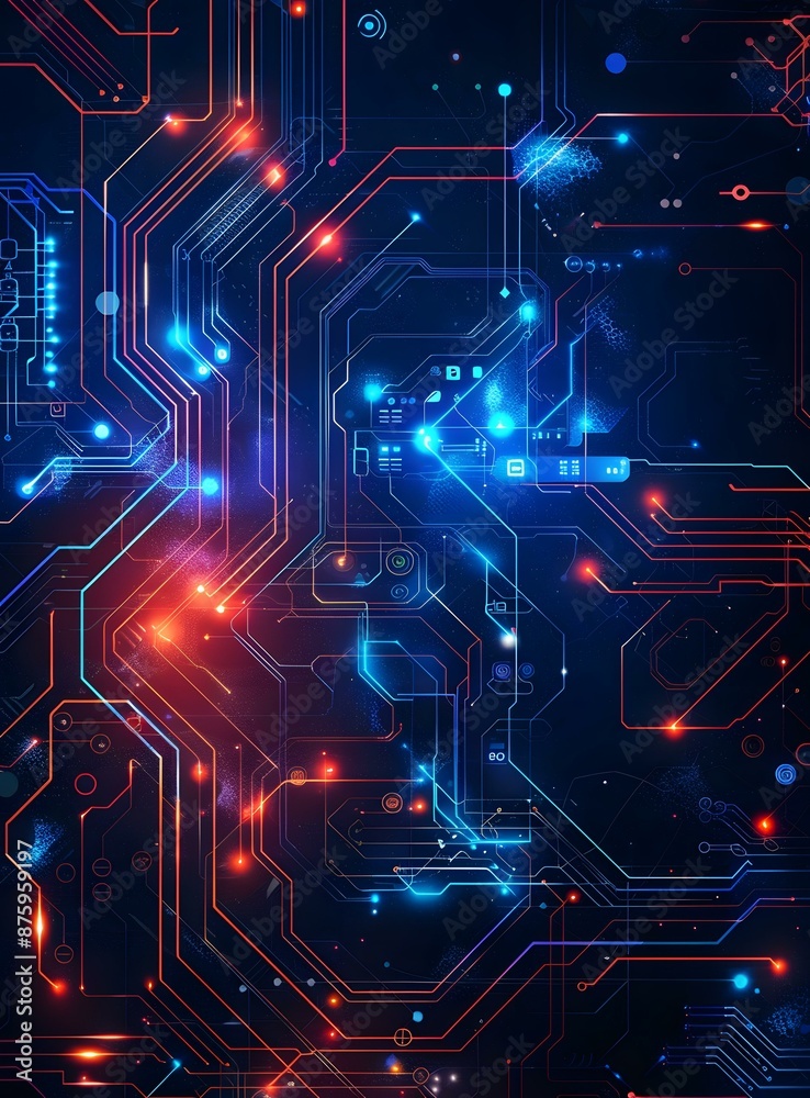 Futuristic Circuit Board Background Futuristic Circuit Board Background