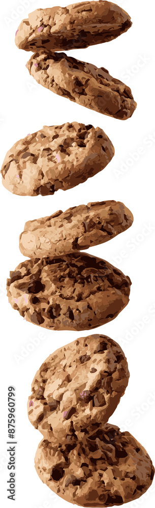 chocolate milk cookies snack sweets bisquits