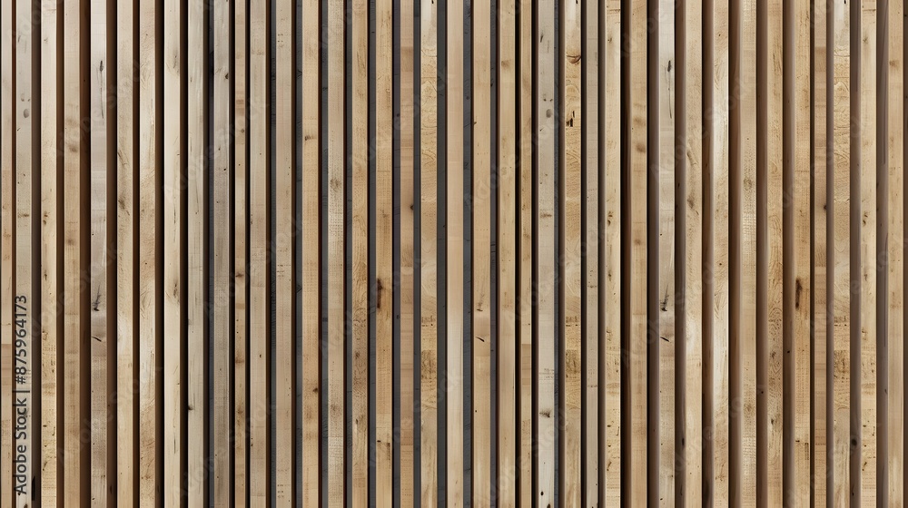 Wooden Slats Wall Texture With Seam In The Middle Wooden Slats Wall Texture With Seam In The Middle