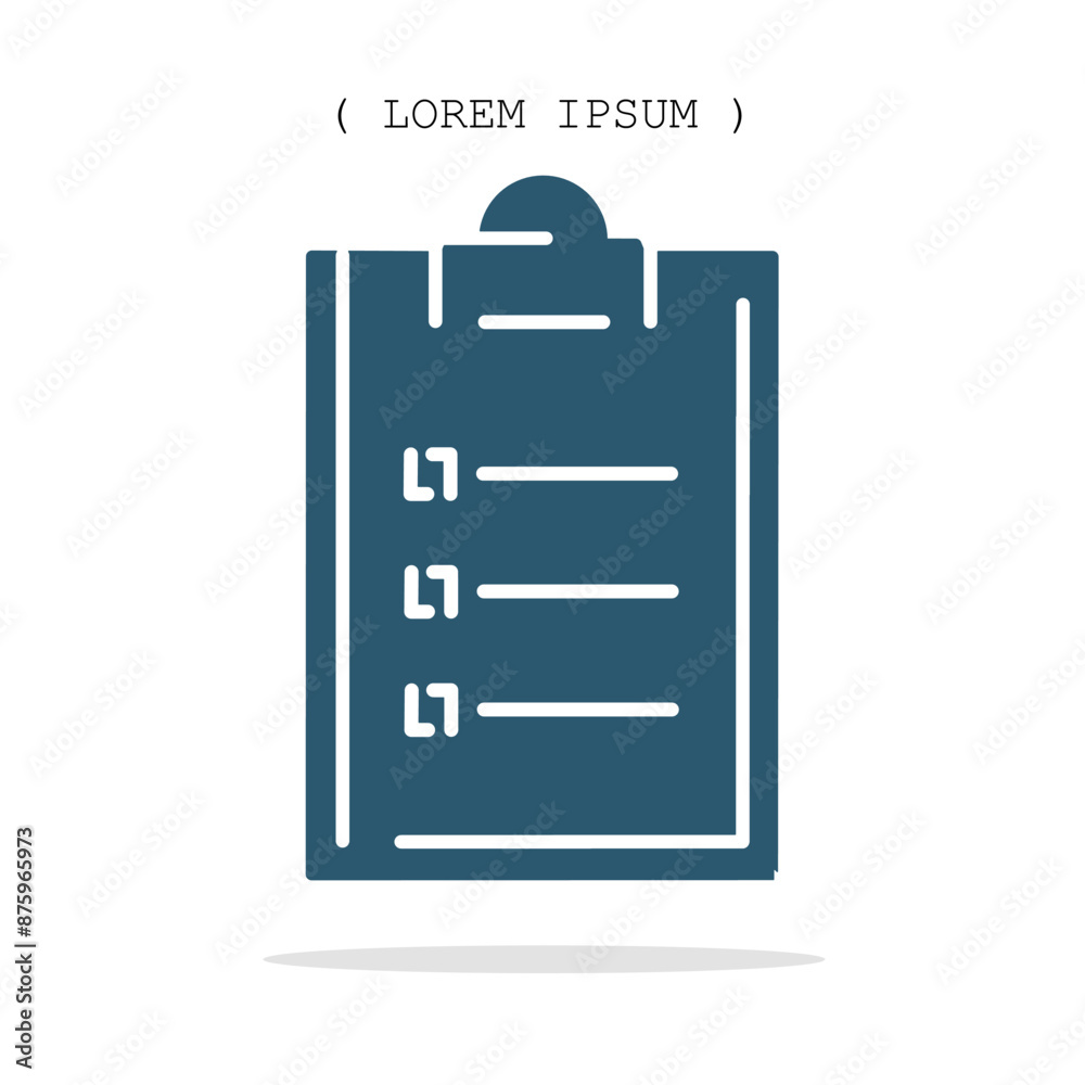 Vector symbol. Clipboard icon illustration. Stock vector symbol illustration design. Vector symbol. Clipboard icon illustration. Stock vector symbol illustration design.
