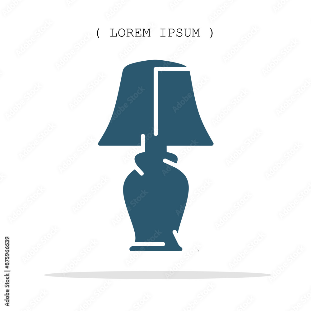 Vector symbol. Lamp icon illustration. Stock vector symbol illustration design. Vector symbol. Lamp icon illustration. Stock vector symbol illustration design.