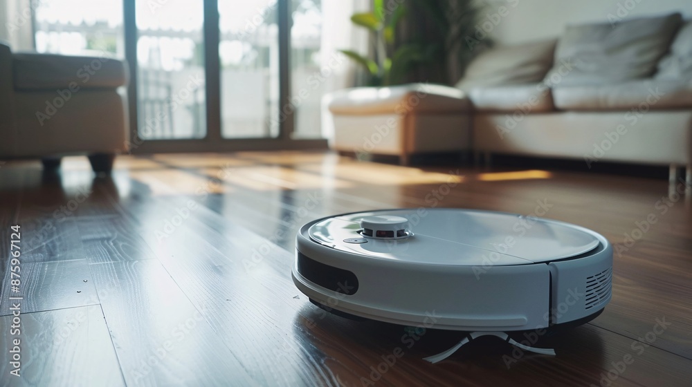 robot vacuum cleaner in interior robot vacuum cleaner in interior