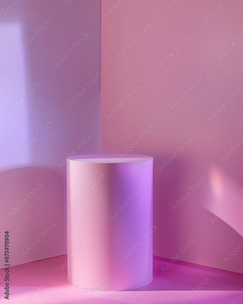 Pink pedestal for product photography studio lighting Pink pedestal for product photography studio lighting
