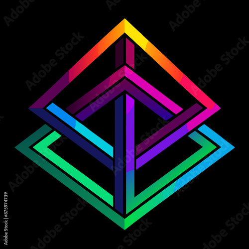abstract-neon-multicolor-structure (3)