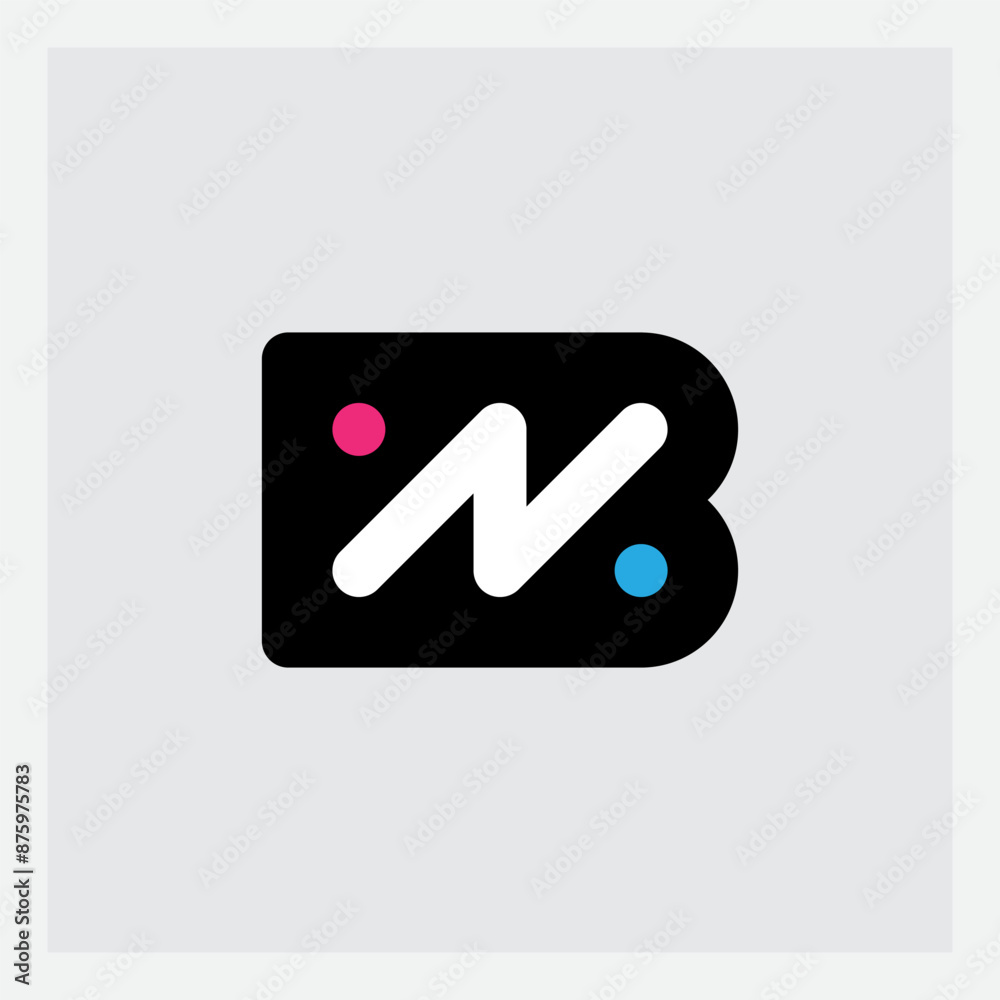 Modern NB Logo Design - Sleek Black and White with Vibrant Accents. Versatile Branding Icon for Tech, Media, or Corporate Identity. Clean, Bold Typography Meets Minimalist Geometric Style. Letters N B Modern NB Logo Design - Sleek Black and White with Vibrant Accents. Versatile Branding Icon for Tech, Media, or Corporate Identity. Clean, Bold Typography Meets Minimalist Geometric Style. Letters N B