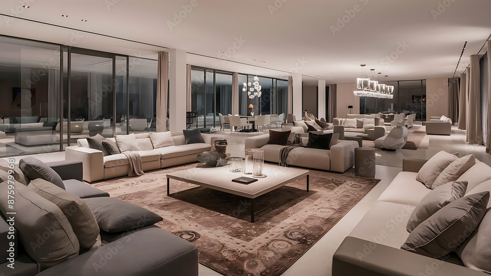 Modern luxury living room interior design Modern luxury living room interior design