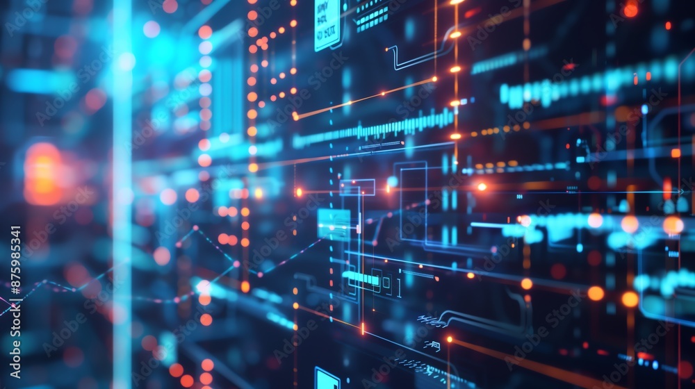 Obraz premium Solving the Data Dilemma: High-Tech Solutions for Data Integration