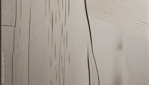 Natural Weathered Light Grey Wood Panel Close-Up