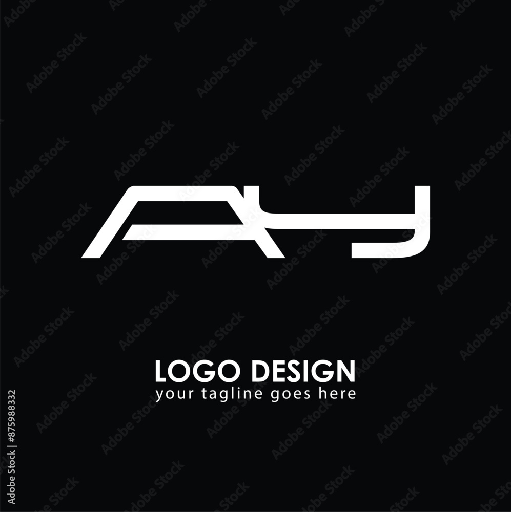 AY AY Logo Design, Creative Minimal Letter AY AY Monogram AY AY Logo Design, Creative Minimal Letter AY AY Monogram