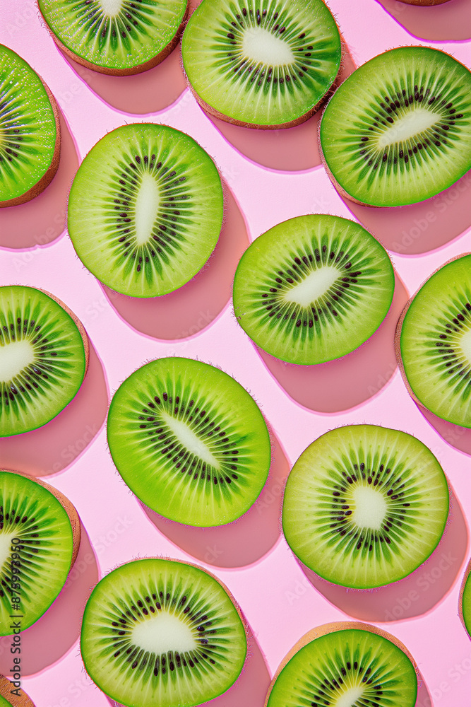 Fototapeta premium pattern of kiwi
