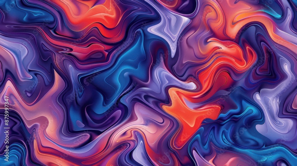 Abstract Swirling Liquid Design Abstract Swirling Liquid Design