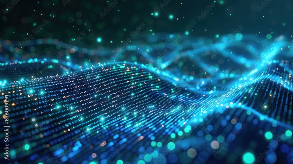 Binary Coded Data Stream Transmitting Through Cyberspace Binary Coded Data Stream Transmitting Through Cyberspace