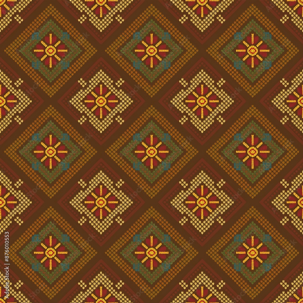 Traditional thai seamless pattern Traditional thai seamless pattern