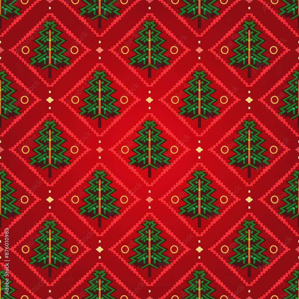 Seamless pattern christmas ornament Seamless pattern christmas ornament