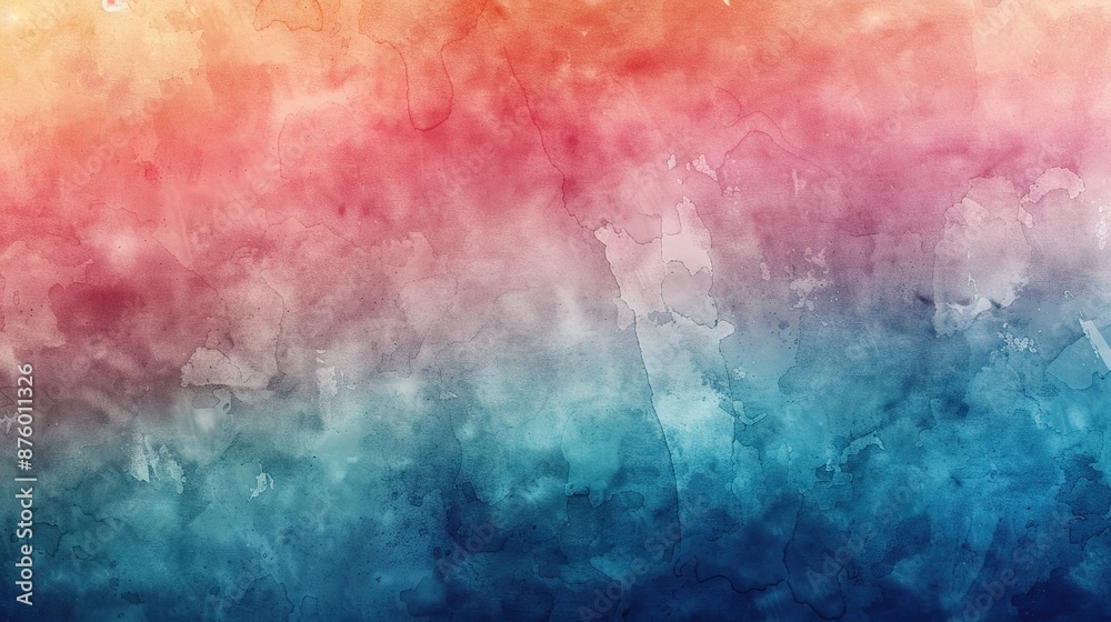 Fototapeta premium Serene Abstract Watercolor Texture with Soft Gradients and Negative Space