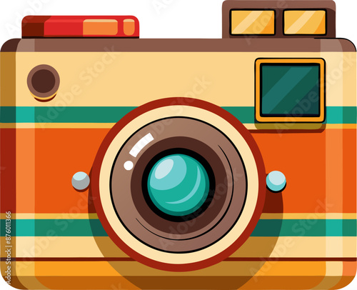 photo camera with background