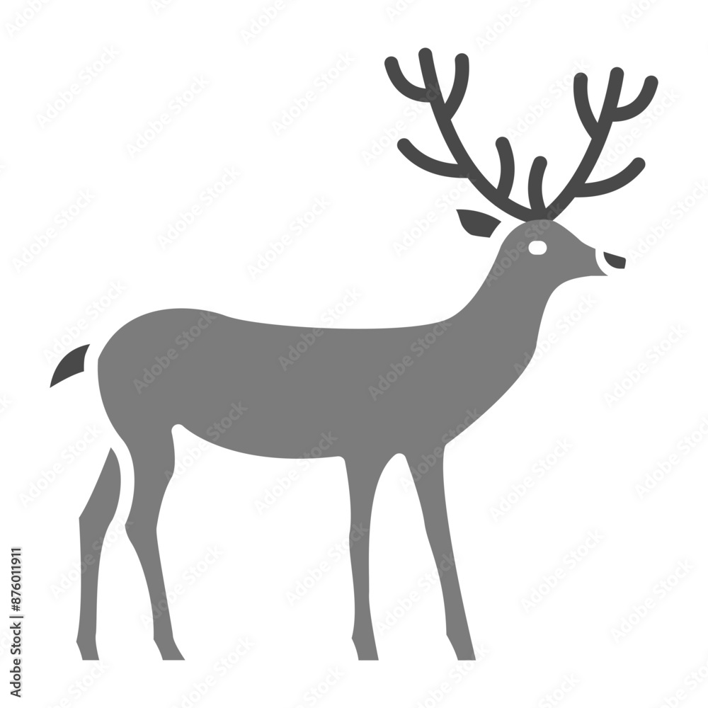 Obraz premium Reindeer Icon