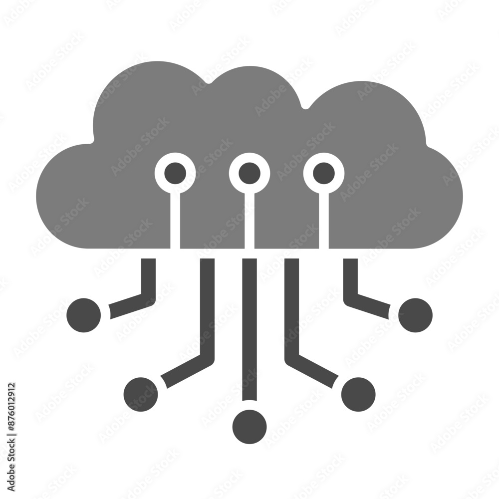 Cloud computing Icon Cloud computing Icon