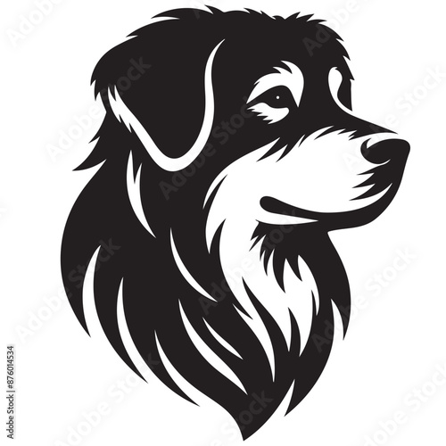 Wallpaper Mural Dog silhouette Torontodigital.ca