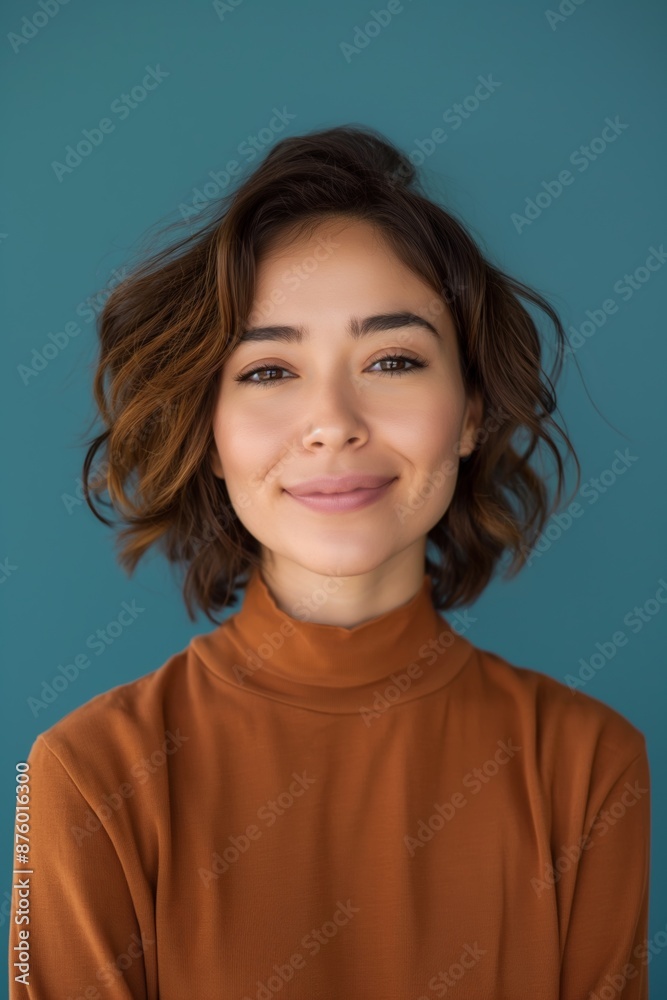 A lovely young model smiles charmingly, showcasing her cheerful personality and natural beauty. A lovely young model smiles charmingly, showcasing her cheerful personality and natural beauty.
