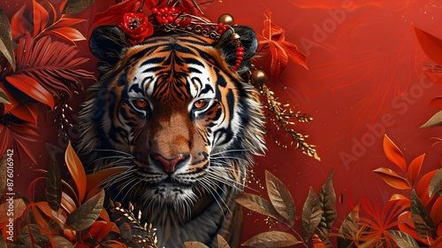 Wildlife Celebration: Tiger Image for Tiger Day Background