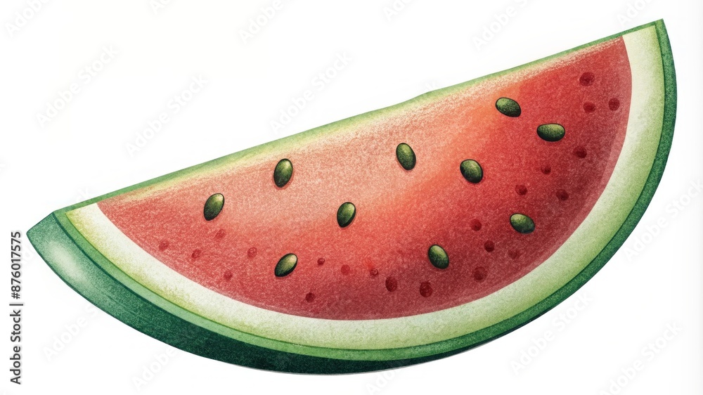 juicy watermelon slice with seeds juicy watermelon slice with seeds