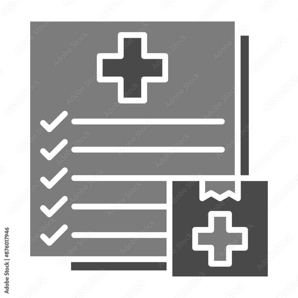 Obraz premium Delivery record Icon