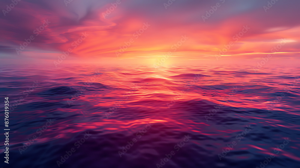 Abstract Sunset Transformation on Canvas Abstract Sunset Transformation on Canvas