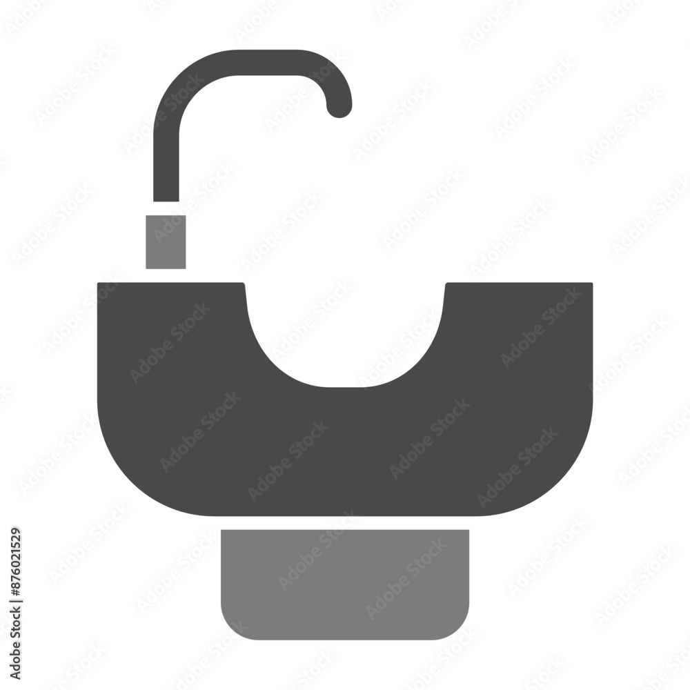 Hair wash sink Icon Hair wash sink Icon