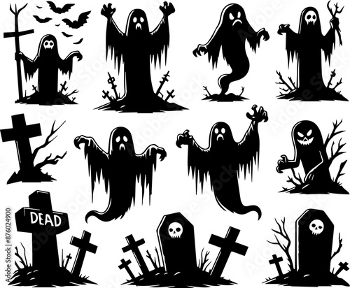 set of halloween icons