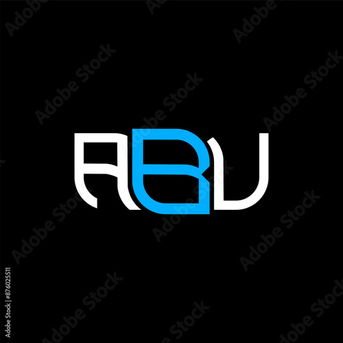 ABU logo design, ABU simple and modern logo. ABU luxurious alphabet design