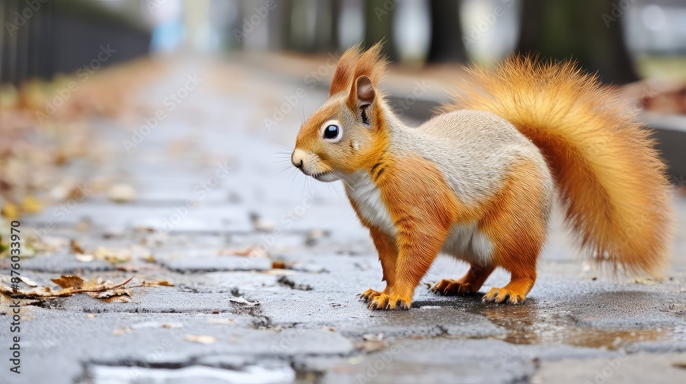 Fototapeta premium squirrel isolated