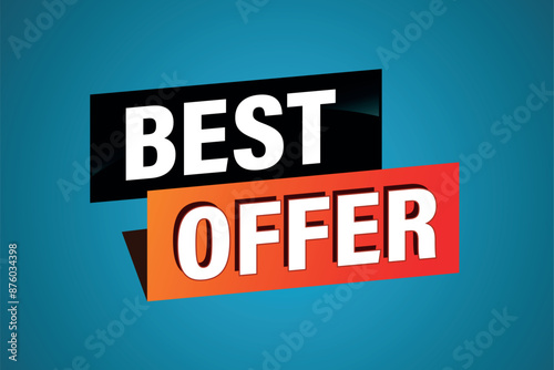 best offer poster banner graphic design icon logo sign symbol social media website coupon