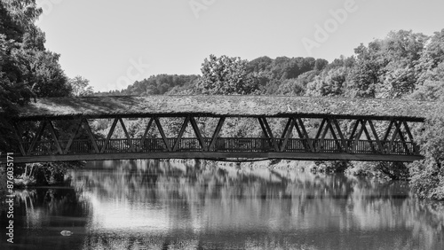 Sebastianisteg in Wolfratshausen überspannt die Loisach photo