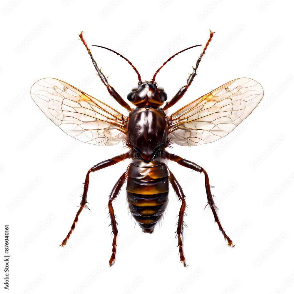 Top view of cricket insect png, AI Generated Top view of cricket insect png, AI Generated