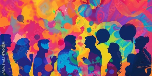 Colorful Dialogue Among Diverse Silhouettes