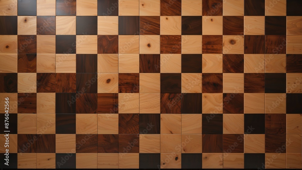 generative ai, wooden chess board generative ai, wooden chess board