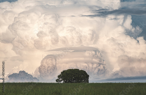 landscape with clouds