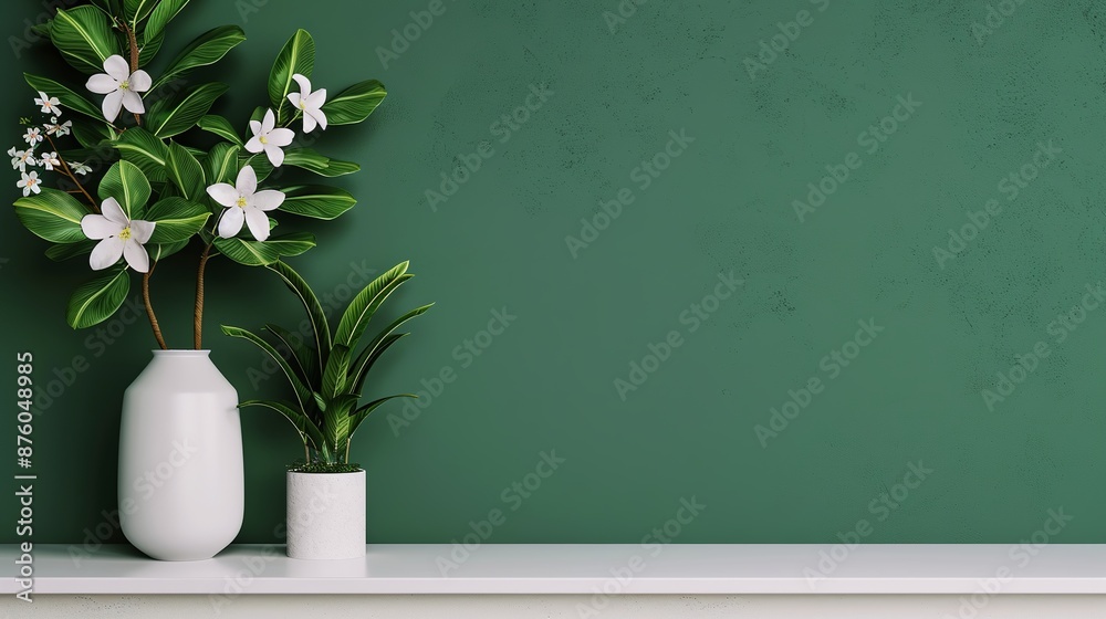 Bright and vibrant 3D geometric podium mockup with natural tree leaves and flower elements, perfect for creating engaging and nature-inspired presentations Clean and Clear Color, Realistic Photo, , Bright and vibrant 3D geometric podium mockup with natural tree leaves and flower elements, perfect for creating engaging and nature-inspired presentations Clean and Clear Color, Realistic Photo, ,