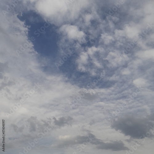 blue sky with clouds