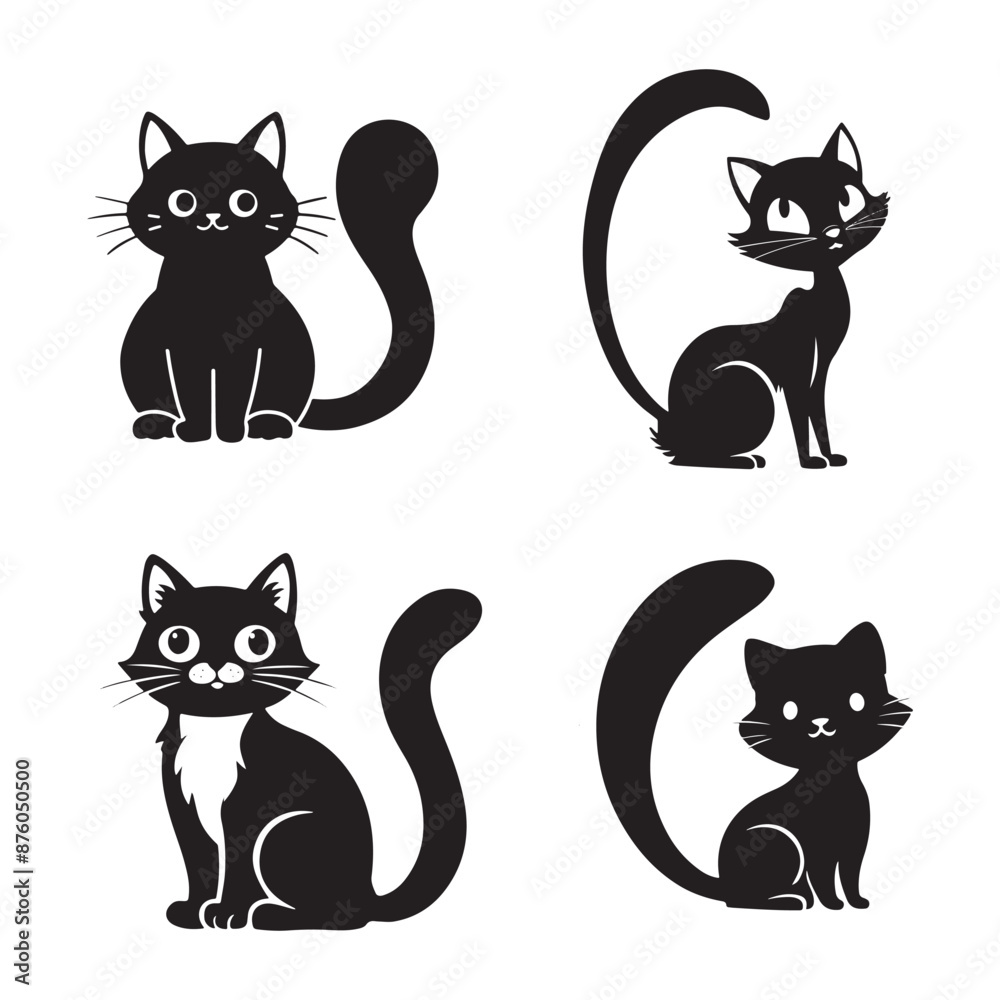 set of cats set of cats