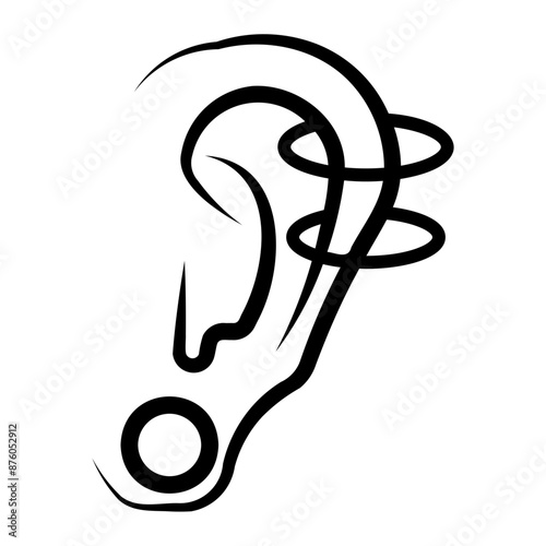 piercing Line Icon