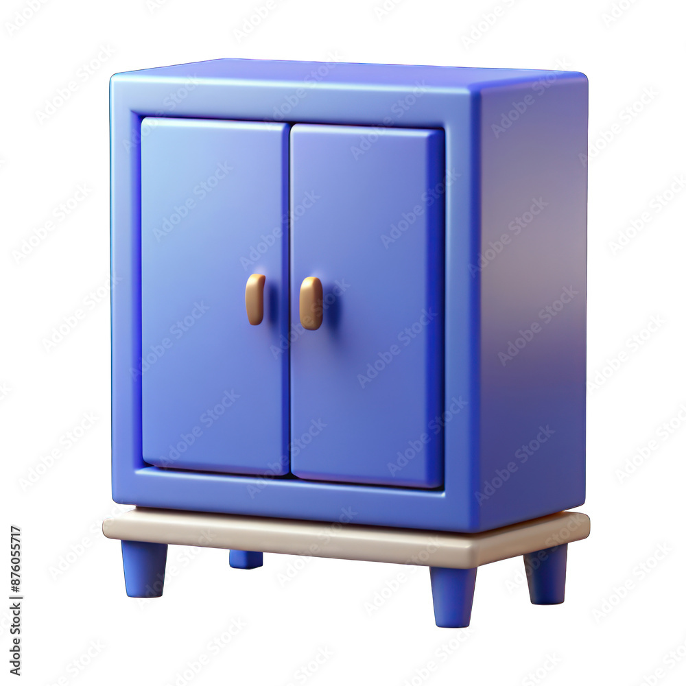 Cupboard 3d isolated on transparent background Cupboard 3d isolated on transparent background