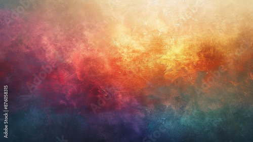 Vibrant Abstract Digital Artwork with Rich Textures in Soft Natural Light Background