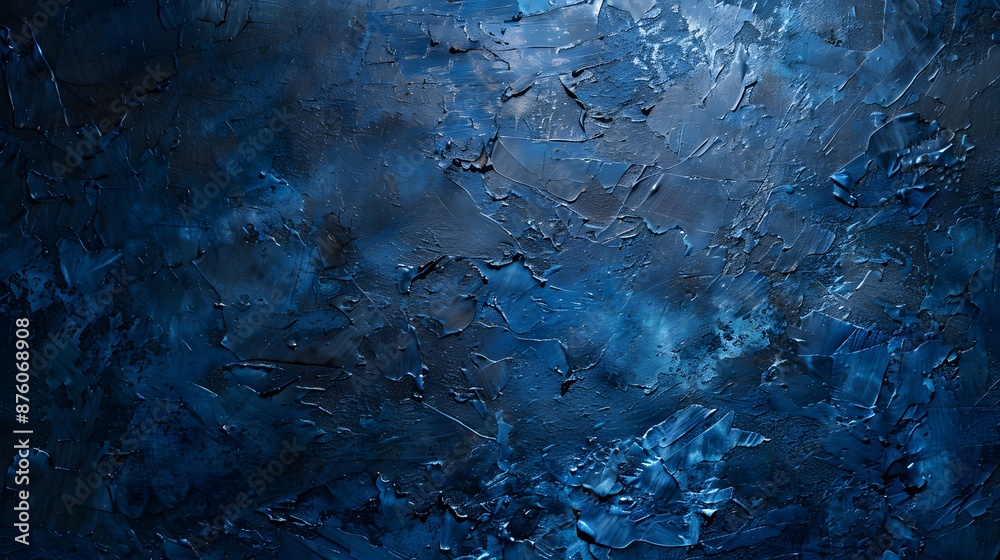 Grunge navy dark blue abstract texture background. Blue paint on old vintage concrete stucco wall surface with grain pattern for template banner graphic creative art card design, backdrop, wallpaper. Grunge navy dark blue abstract texture background. Blue paint on old vintage concrete stucco wall surface with grain pattern for template banner graphic creative art card design, backdrop, wallpaper.