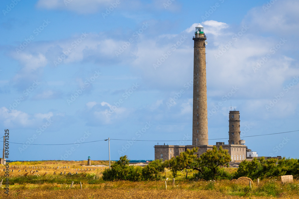 Phare de Gatteville, sur la Pointe de Barfleur, depuis les terres Phare de Gatteville, sur la Pointe de Barfleur, depuis les terres